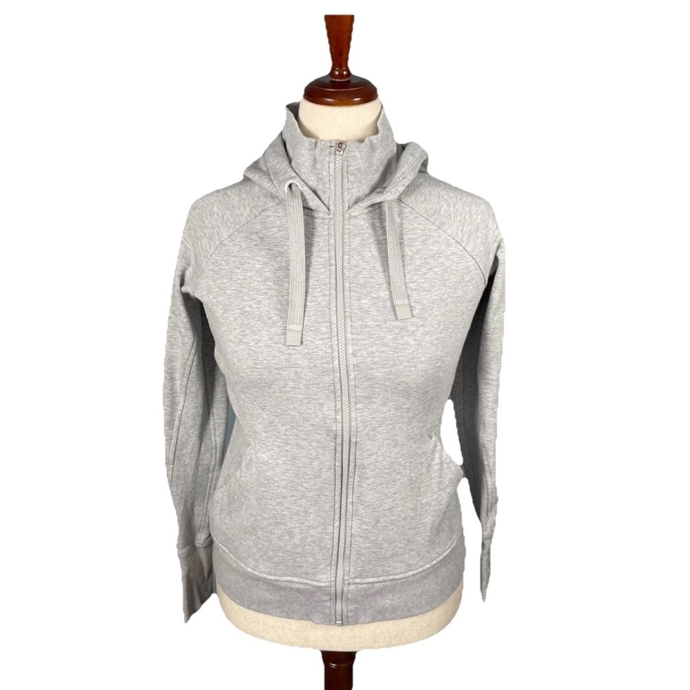 ATHLETA Triumph Hoodie Sweatshirt Jacket Size Small Grey Gym Workout #486251 - Picture 1 of 7